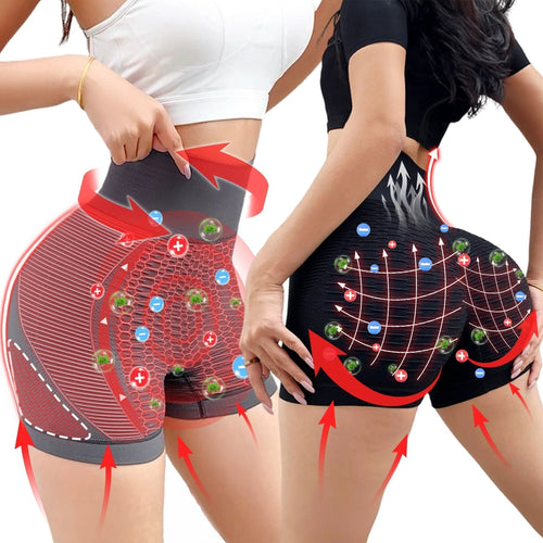 Micro-Vibration Massage Module Ice Silk Ion Fiber Repair Shaping Shorts (🔥𝒍𝒂𝒔𝒕 𝒅𝒂𝒚-80%𝒐𝒇𝒇)🍑Baicloud™