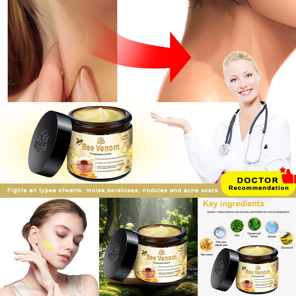 Christmas Sale 🤶🏻Turonu™ Bee Venom Treatment Cream🐝(🎄𝐼𝐴𝐷 𝑅𝑒𝑐𝑜𝑚𝑚𝑒𝑛𝑑𝑒𝑑)