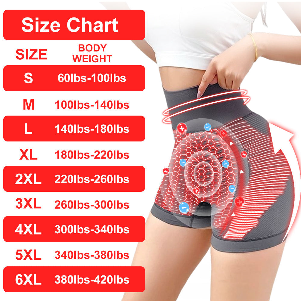 Micro-Vibration Massage Module Ice Silk Ion Fiber Repair Shaping Shorts (🔥𝒍𝒂𝒔𝒕 𝒅𝒂𝒚-80%𝒐𝒇𝒇)🍑Baicloud™