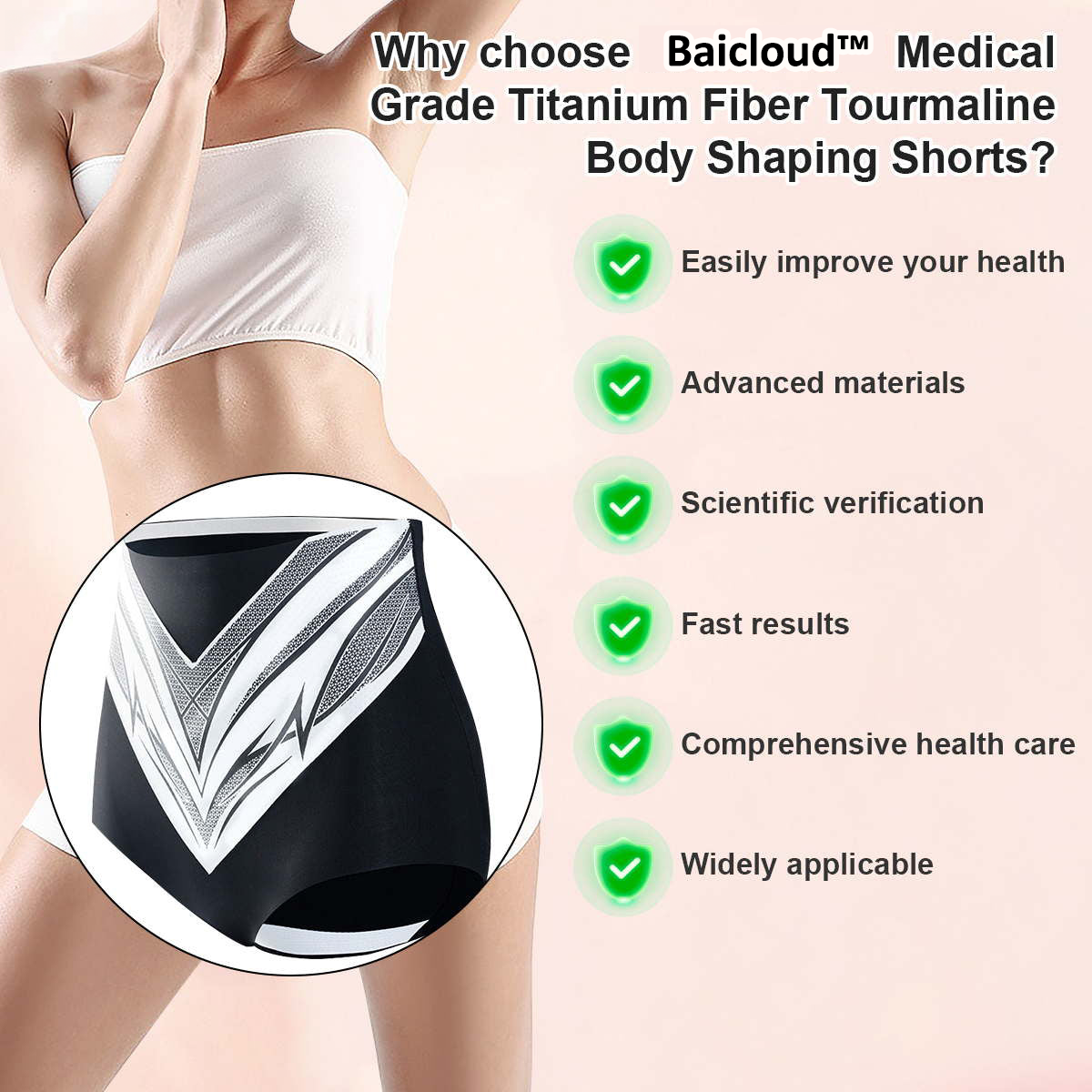 Stay Warm This Winter 🔥 - Tourmaline Self-Heating Shaping Shorts (Made with Medical-Grade Titanium Fiber 🩳✨)