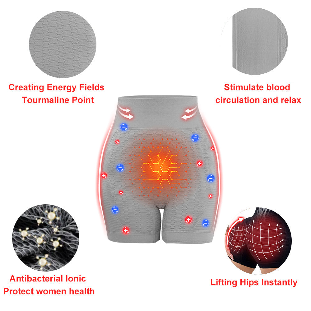 Micro-Vibration Massage Module Ice Silk Ion Fiber Repair Shaping Shorts (🔥𝒍𝒂𝒔𝒕 𝒅𝒂𝒚-80%𝒐𝒇𝒇)🍑Baicloud™
