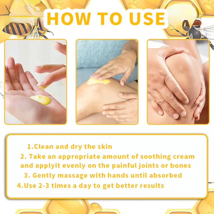 Turonu™ Bee Venom Pain-Relief Bone Healing Cream 👑 (IAD recommends)